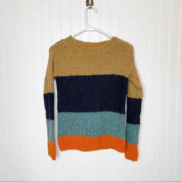Anthropologie Sweaters - Anthropologie Sparrow Colorblock Crewneck Sweater